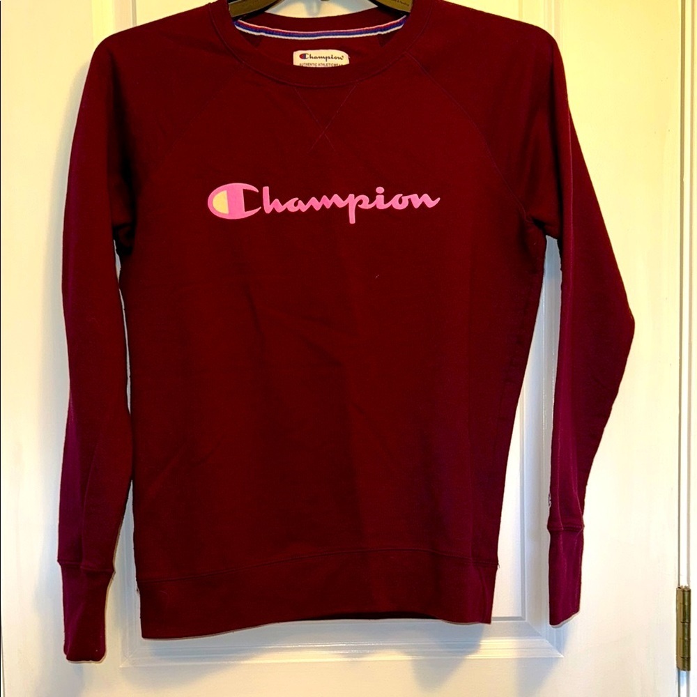 Champion Burgundy Crewneck